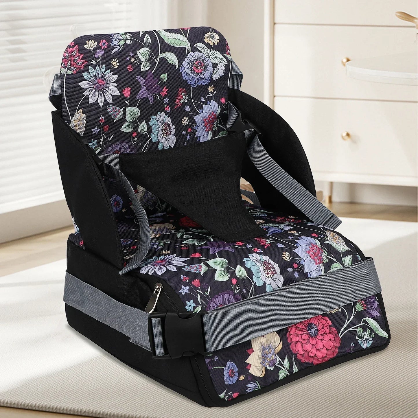 Booster Bag™ - 2 in 1 Booster Seat And Diaper Bag