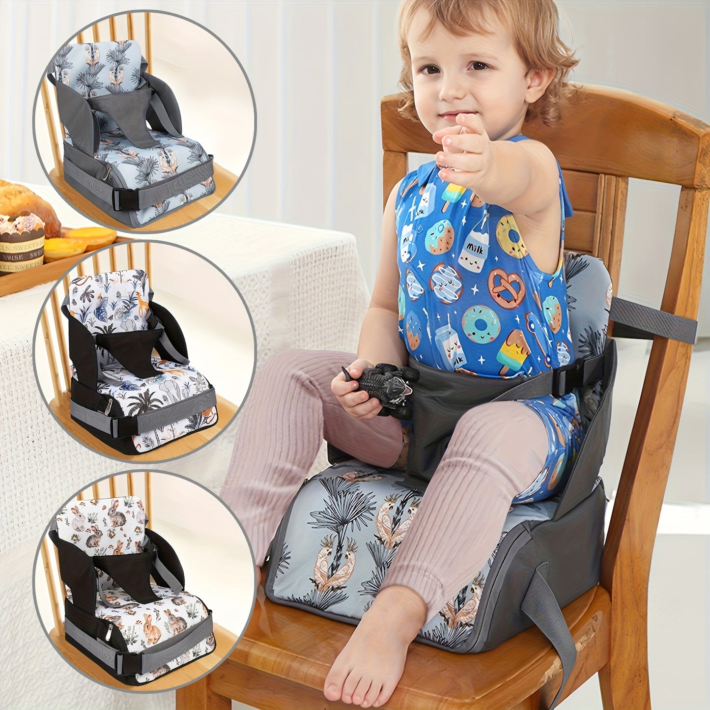 Booster Bag™ - 2 in 1 Booster Seat And Diaper Bag